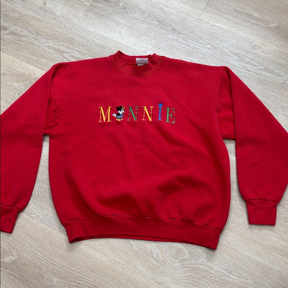 Vintage Disney Minnie Crewneck Size Large